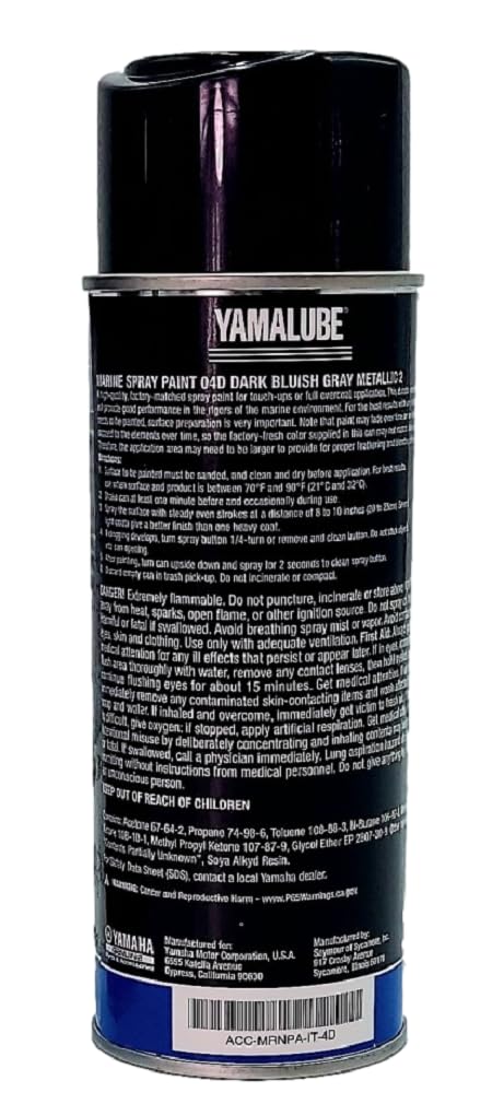 Yamaha Yamalube surface prep guide image illustrating cleaning and sanding steps
