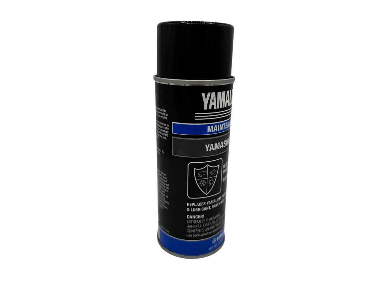 Yamaha Yamashield packaging and usage ready for DIY maintenance and rust prevention.