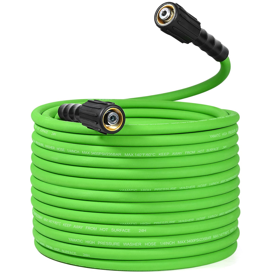 YAMATIC 3400 PSI hose, 50ft braided design for tough cleaning tasks