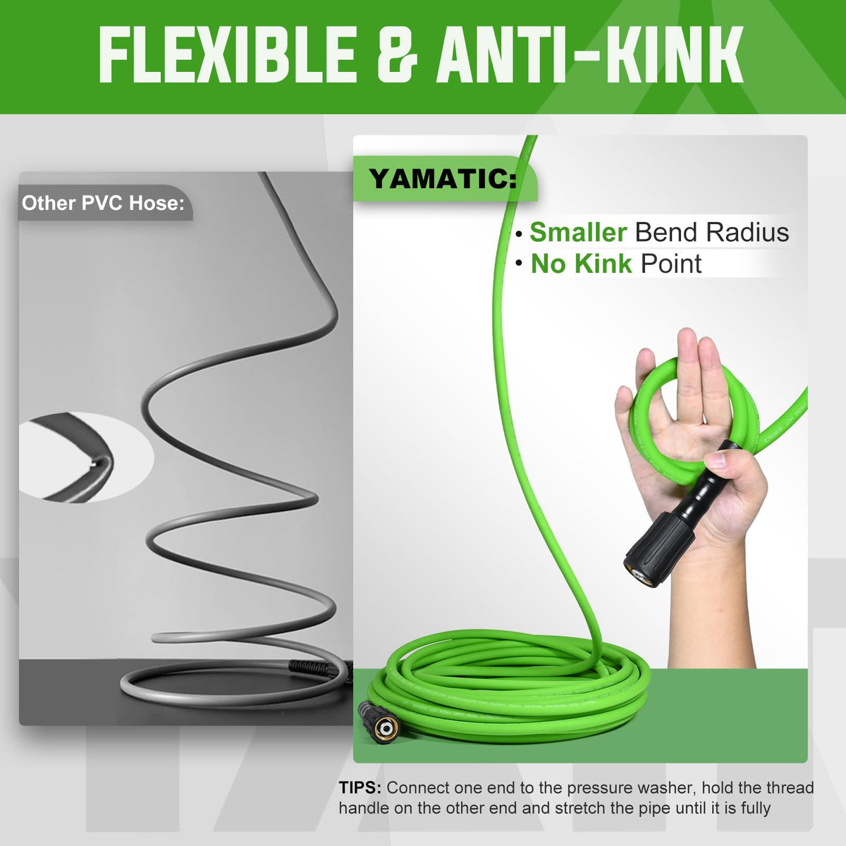 YAMATIC brass M22 connector provides a secure, leak-free connection