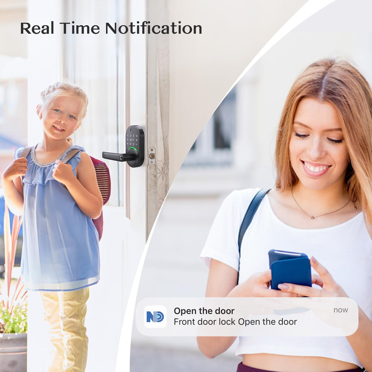 Yamiry enables remote unlocks and real-time alerts on your phone.