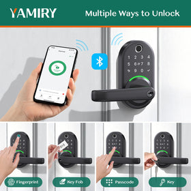 Yamiry Smart Lock app control for remote access from your phone.