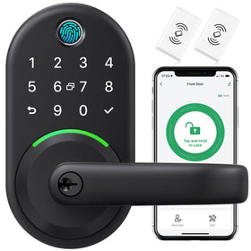 Yamiry Smart Lock fingerprint unlock enables quick secure entry.