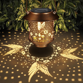 Yamodoor hanging lantern enhances porch and backyard charm.