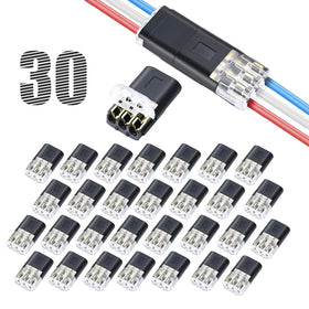 Yancincny 3-pin quick wire connector enables solderless RGB strip hookups for clean color transitions.