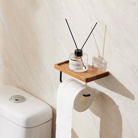 Yangbaga matte-black aluminum housing adds sleek style to any bathroom