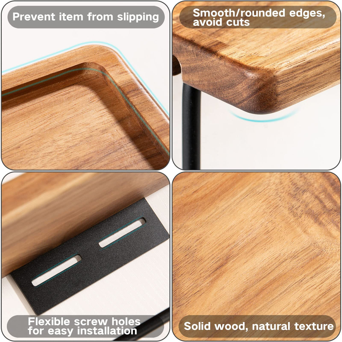 Yangbaga oversized tray 7.5x4.3 inches keeps tissues and more organized