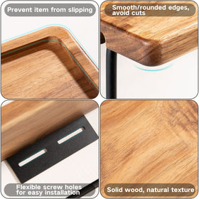 Yangbaga oversized tray 7.5x4.3 inches keeps tissues and more organized