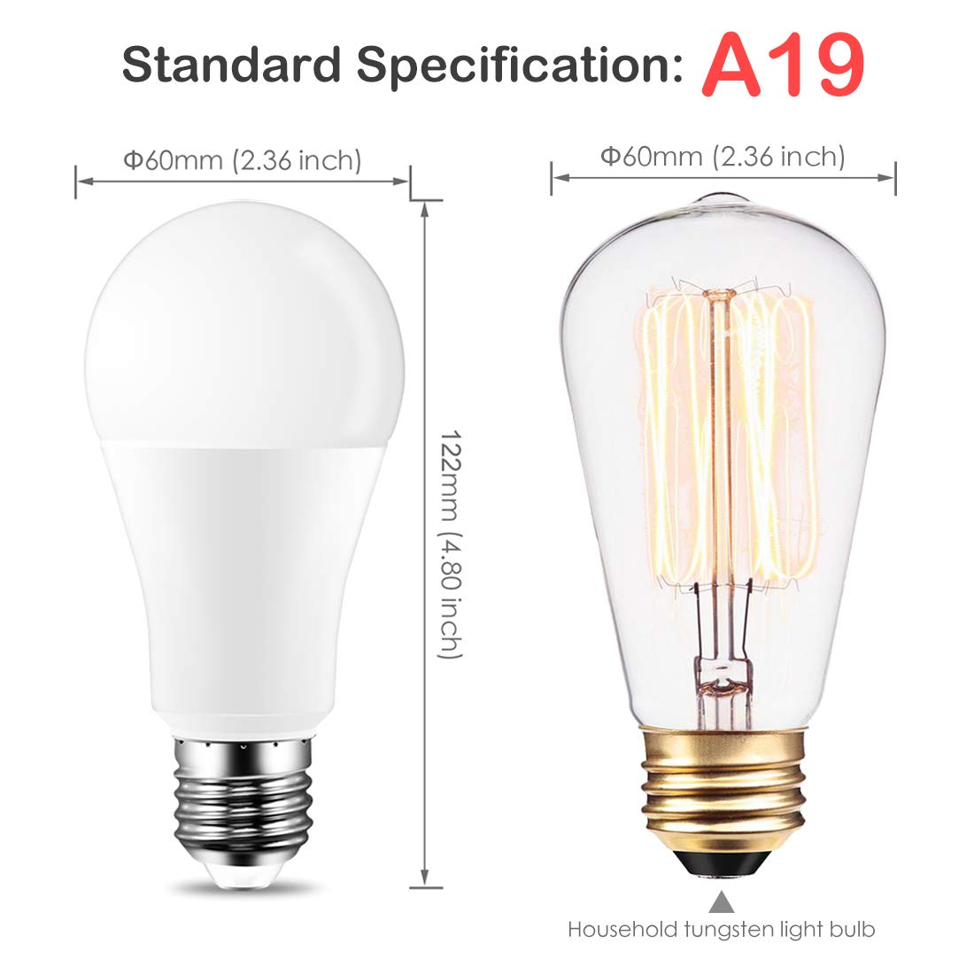 Yangcsl dimmable RGB bulb allows adjustable brightness.