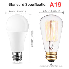 Yangcsl dimmable RGB bulb allows adjustable brightness.
