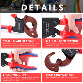 Yangoutool ratchet cutter built with premium materials for durability.