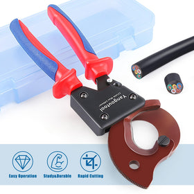 Yangoutool ratchet cutter ideal for electricians cutting armored and SER cables.