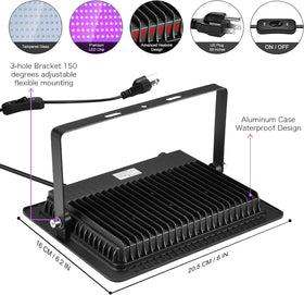 YANYCN 120-degree wide beam covers large dance floors