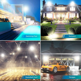 YANYCN flood light with tilt bracket for flexible mounting