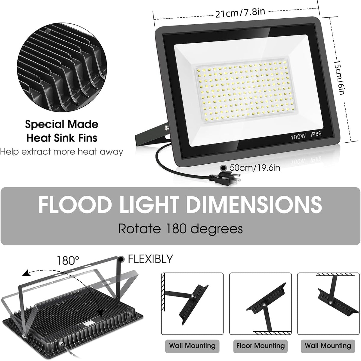 YANYCN tempered glass and aluminum housing for durability