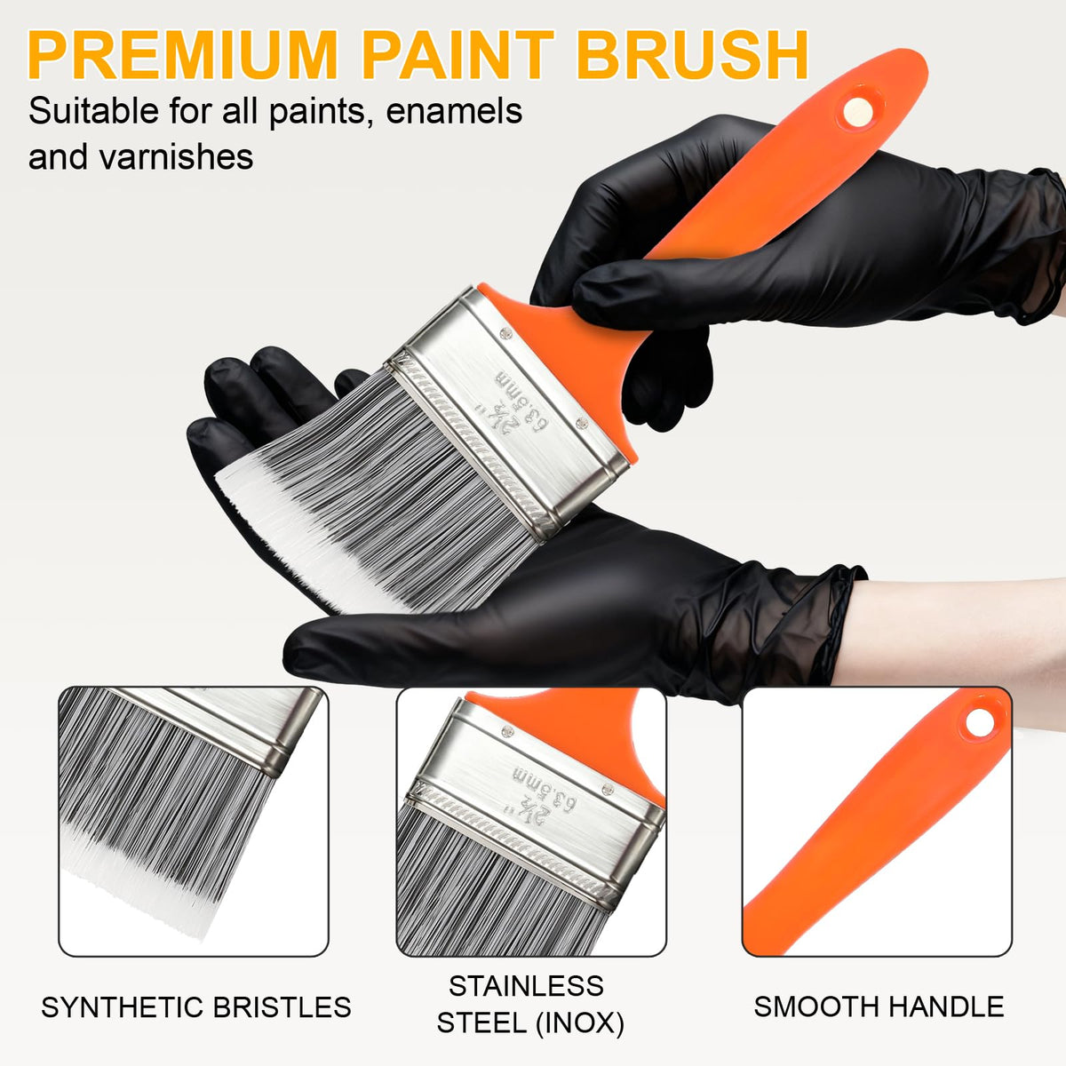 YANZENGCQ paint tray and brushes enable precise edges and finishes.