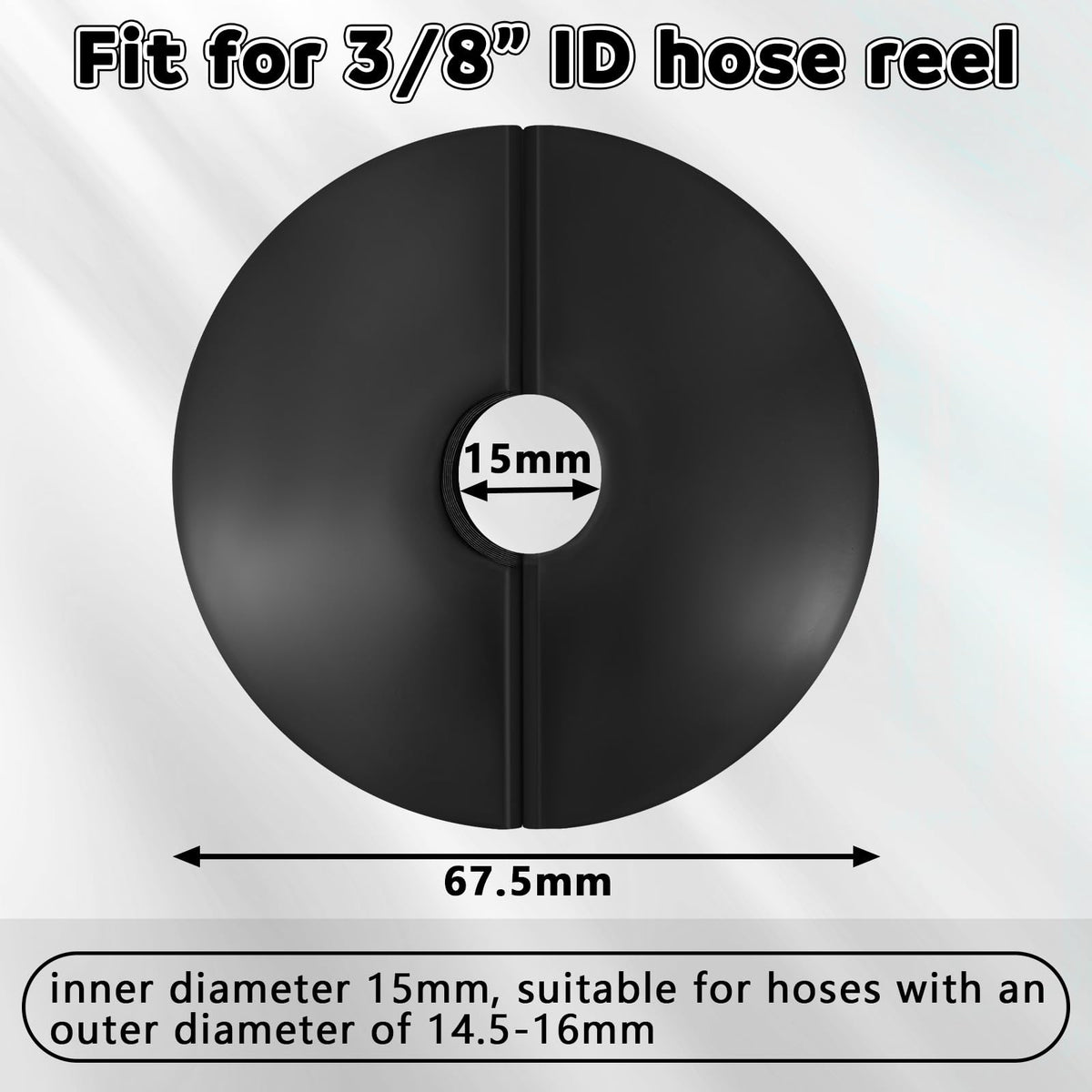 Yaocom adjustable half circle stopper enables precise positioning for hose length