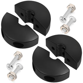 Yaocom hose reel stopper package with installable half circles for quick setup