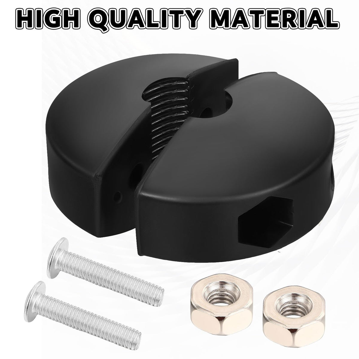 Yaocom rubber material stopper delivers durability and anti slip grip during use