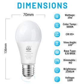 YAOHENG A21 LED bulb uses 19W to save energy in every room