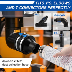 Yaomiao flexible rubber cuff adapts to size variation for airtight seals.