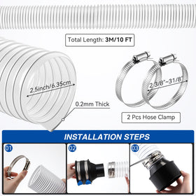 Yaomiao steel clamps secure connections for stable dust system.