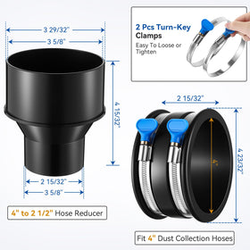 Yaomiao tool-free clamps speed setup with no tools required.