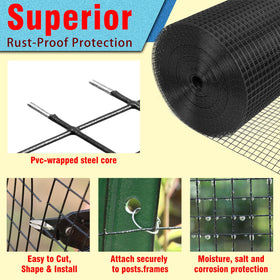 Yardbliss garden border fence roll used to define beds.