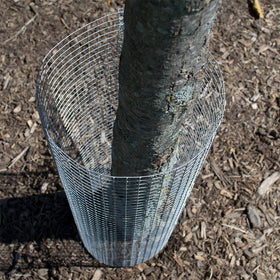 YARDGARD 19-gauge galvanized steel wire provides rust-resistant performance for outdoors.
