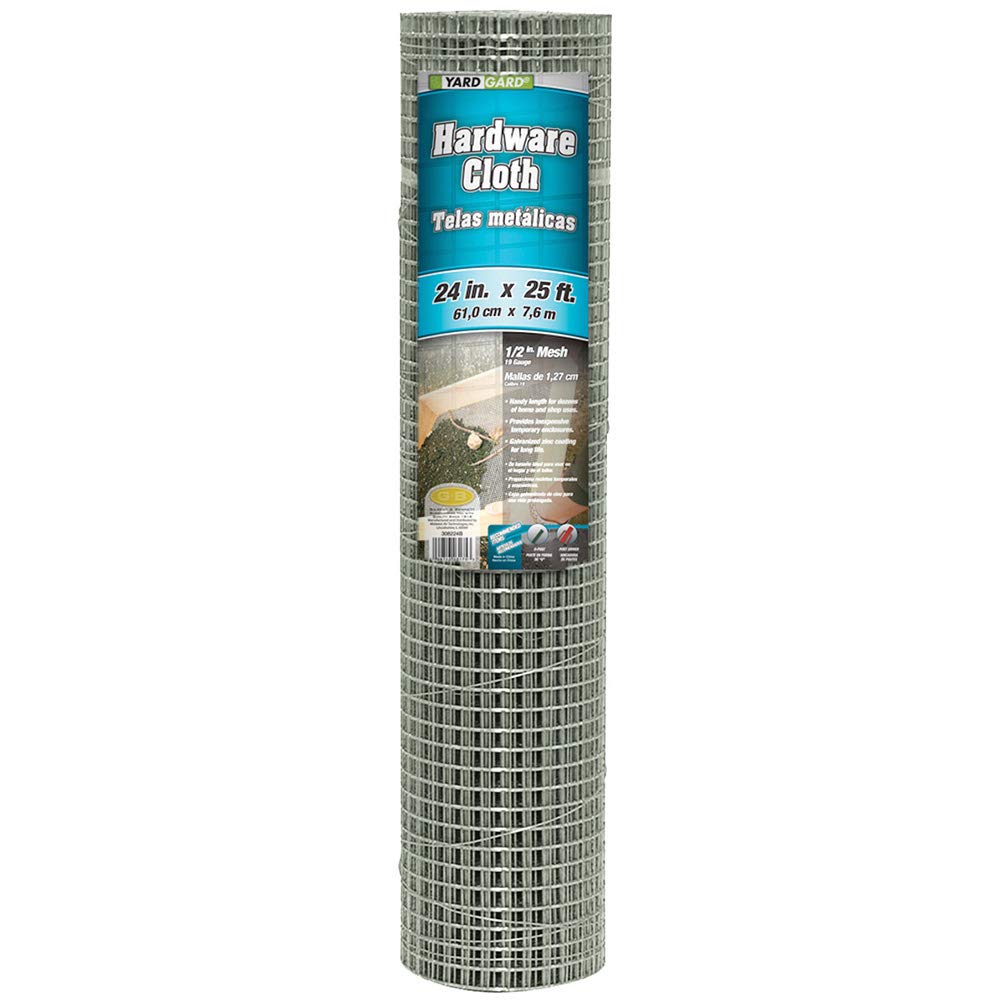 YARDGARD half-inch mesh welded wire roll for coop fencing and garden protection.