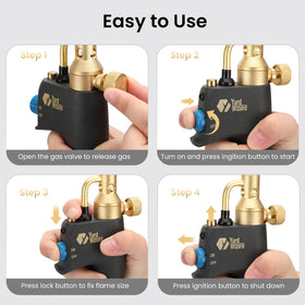 Yardwizard built-in regulator maintains consistent performance when tilted