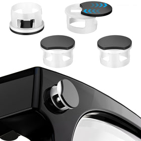 Yarenka Meta Glasses Light Cover four-pack with case for secure storage on the go.