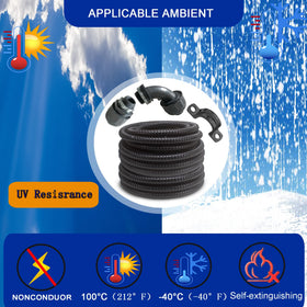 Yariwiz conduit straps 10pcs secure positioning along runs.