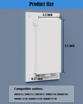 DBVW-1 outdoor cover installation with quick-fit mounting by YasAo