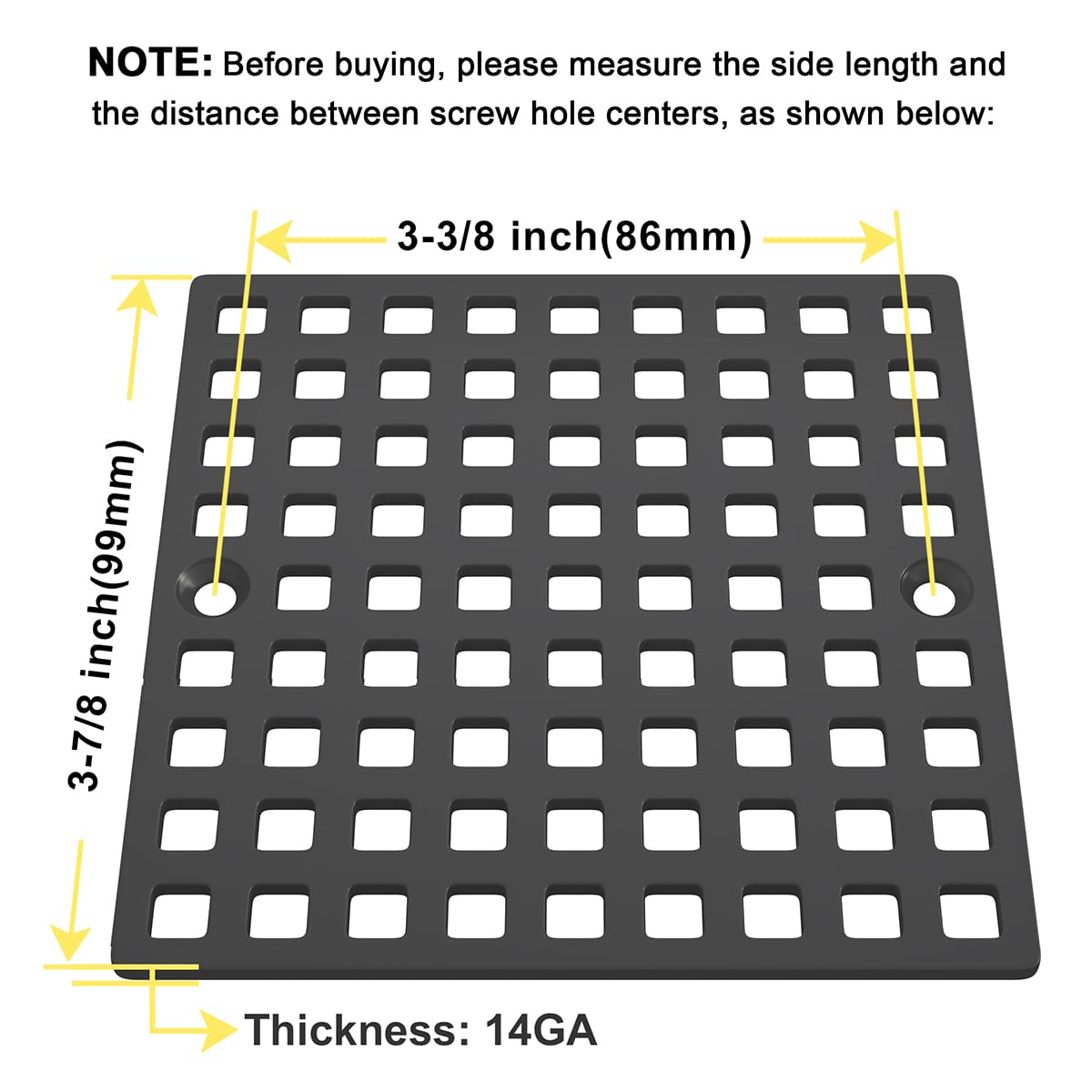 Yaseingoo CUPC certified stainless steel drain cover demonstrates quality