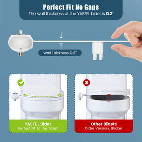 Feminine wash nozzle detail supports period hygiene choices