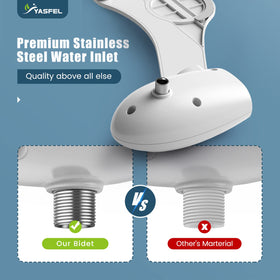 Retractable self-cleaning nozzle protects between uses