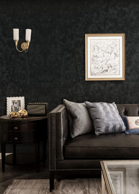 Yasinet black textured wallpaper for cabinets delivers durable, easy-to-clean surfaces