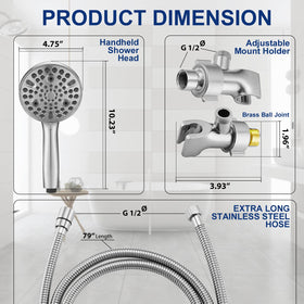 YASINU rub-clean nozzles prevent mineral buildup for effortless maintenance