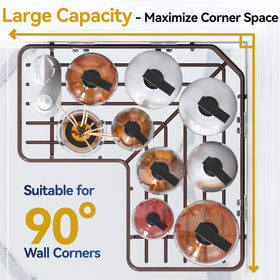 Bronze bathroom organizers by YASONIC resist humidity and corrosion