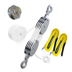 YATOINTO upgraded rope pulley hoist main unit for rugged lifting in garages