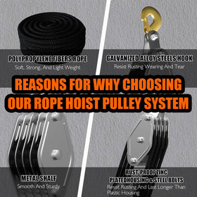 YATOINTO rust-proof zinc housing with alloy hook resists corrosion