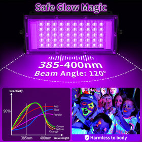 YAYIT IP66 waterproof design suitable for outdoor Halloween and glow events