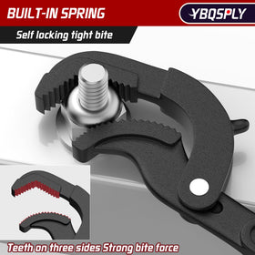 YBQSPLY Crowbar tail for convenient prying tasks.