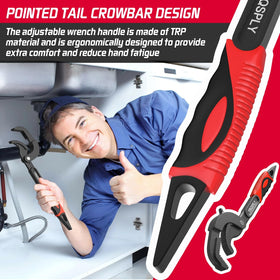YBQSPLY Ergonomic TPR grip reduces hand fatigue.