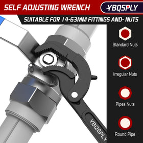 YBQSPLY Three-sided anti-slip teeth for secure grip.