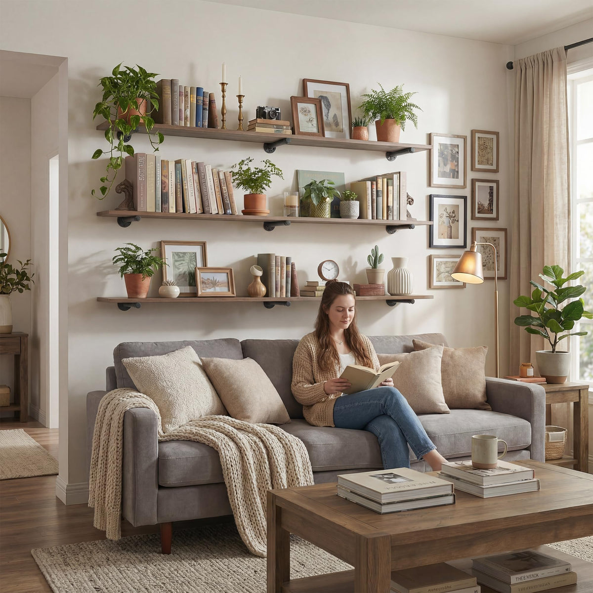 YCCO DIY brackets install easily for durable shelving