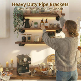 YCCO garment rack brackets in use for organization