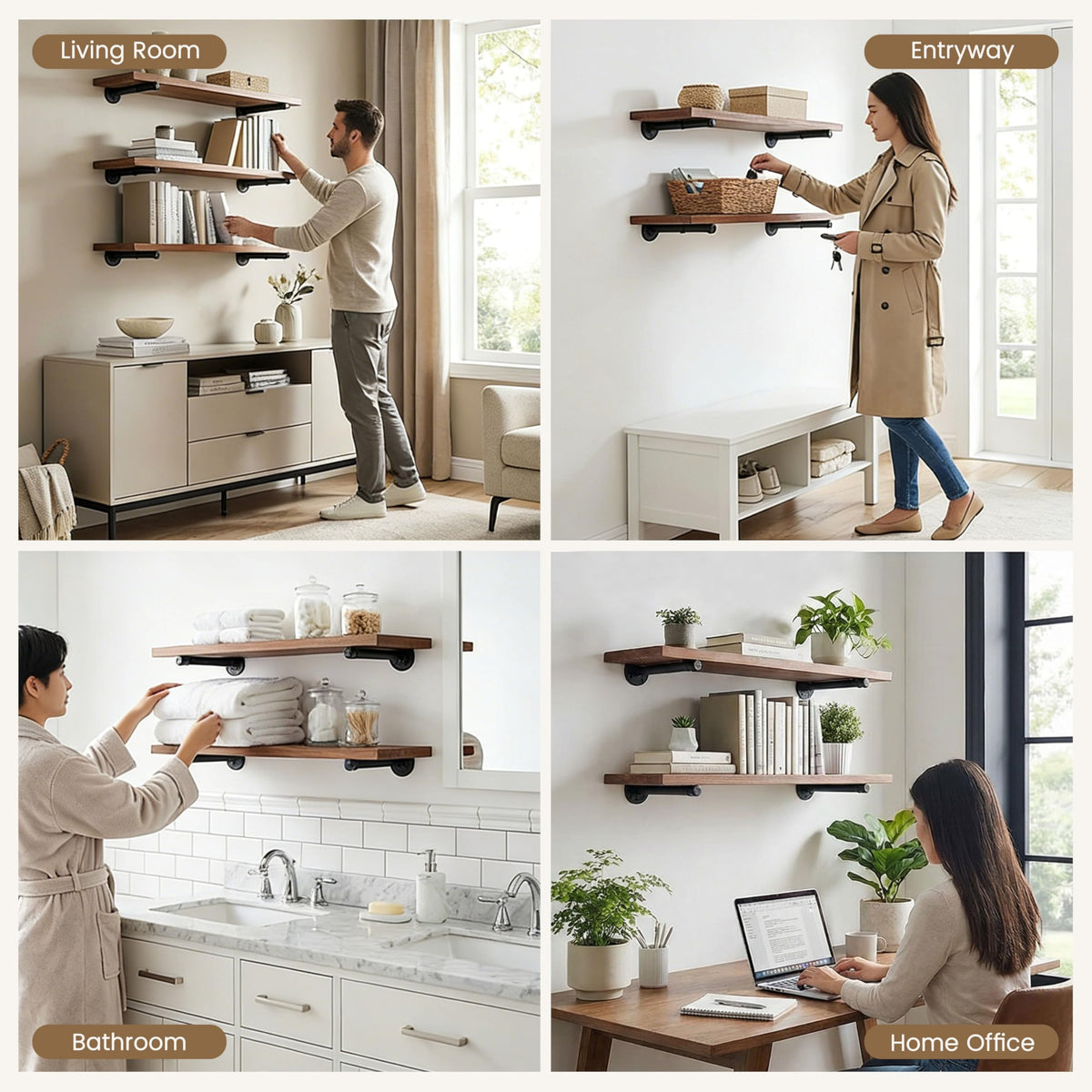 YCCO shelf assembly demonstration with brackets
