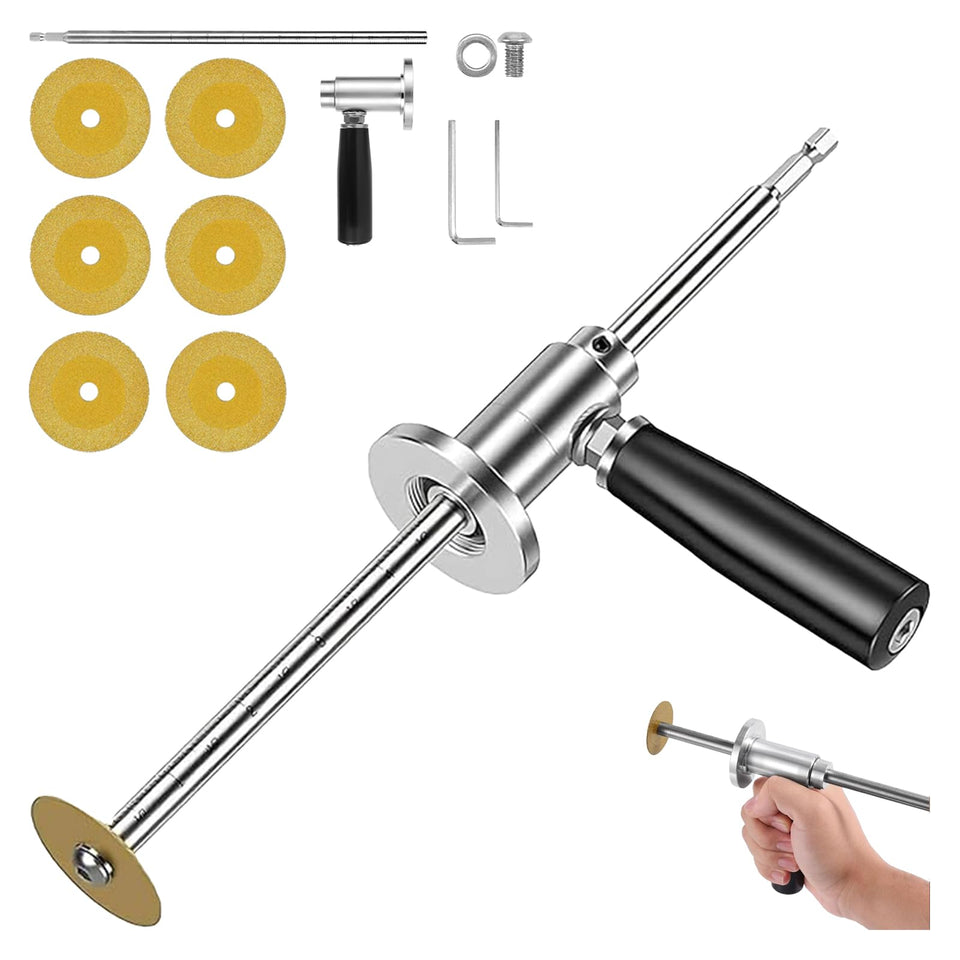 YCKJDYR 7 inch pipe cutter inside view enables precise cuts for PVC pipes